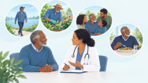ChatGPT-generated image to represent patient Patient Priorities Care